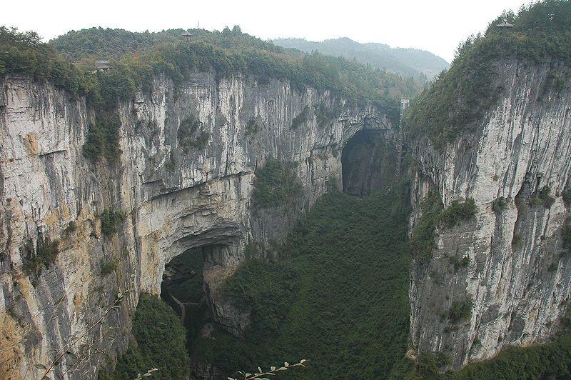 Wulong Karst přírodní most