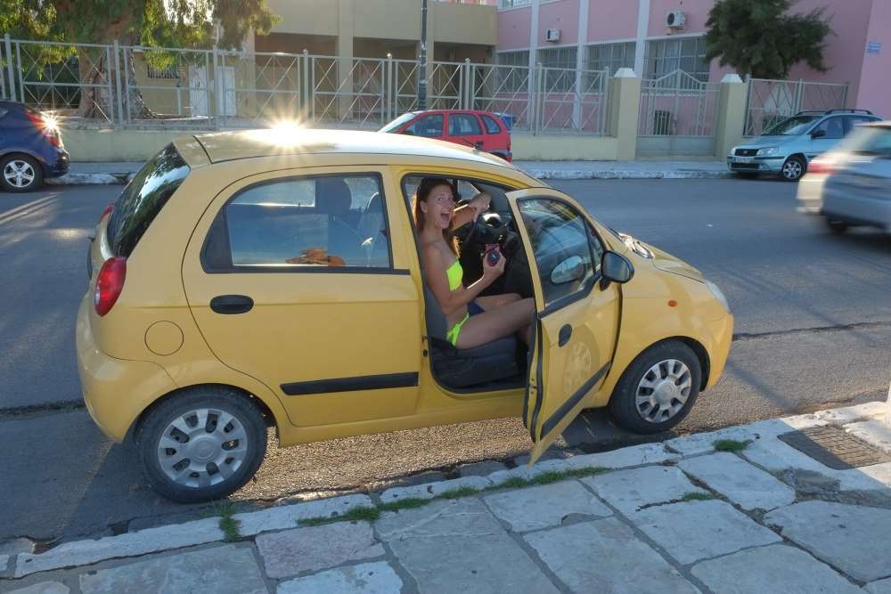 Náš půjčený Chevrolet Matiz