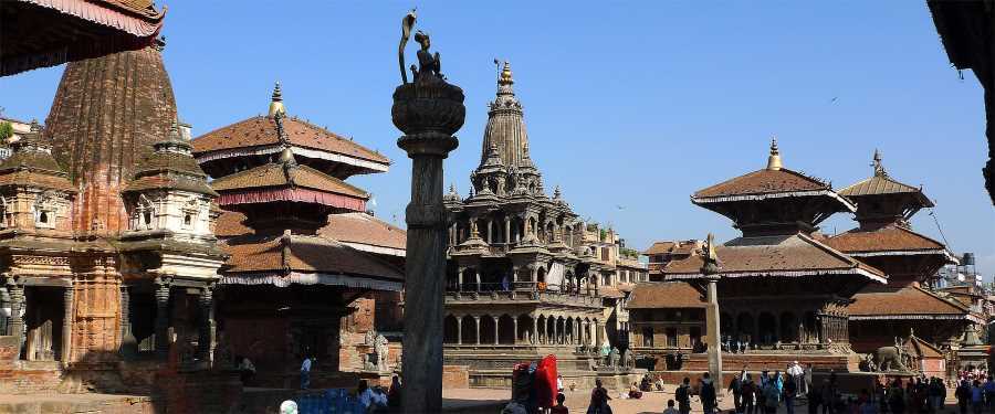 Město Patan v Nepálu