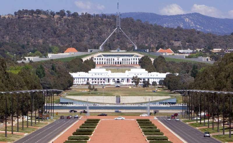 Canberra hlavní město Austrálie