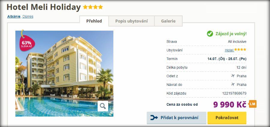 Dovolená v Albánii