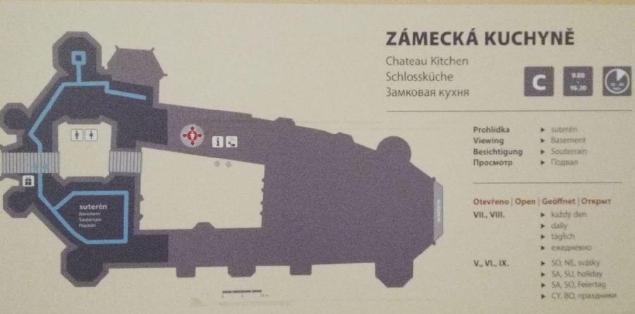 Okruh číslo 2 Zámecká kuchyně
