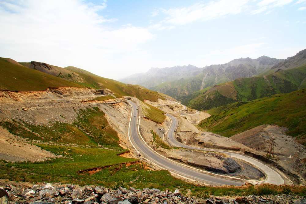 Kyrgyzská část Pamir Highway