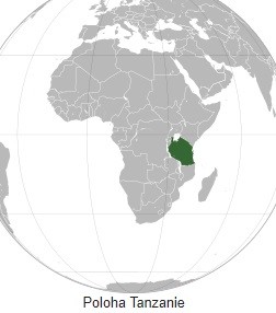 Mapa Tanzánie