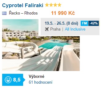 Nejlepší a nejlevnější hotely v Řecku