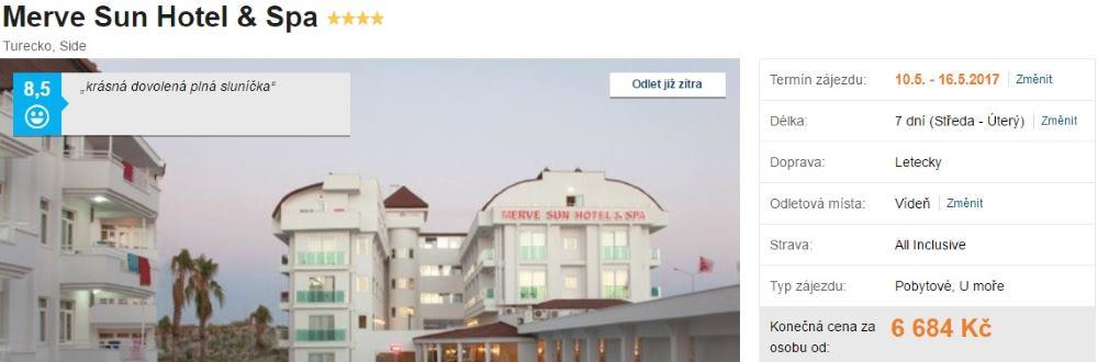 Super last minute Turecko