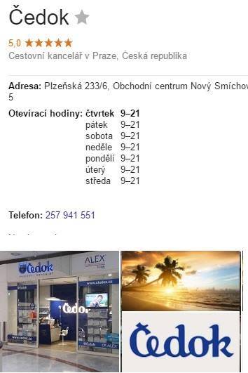 Čedok recenze cestovní kancelář