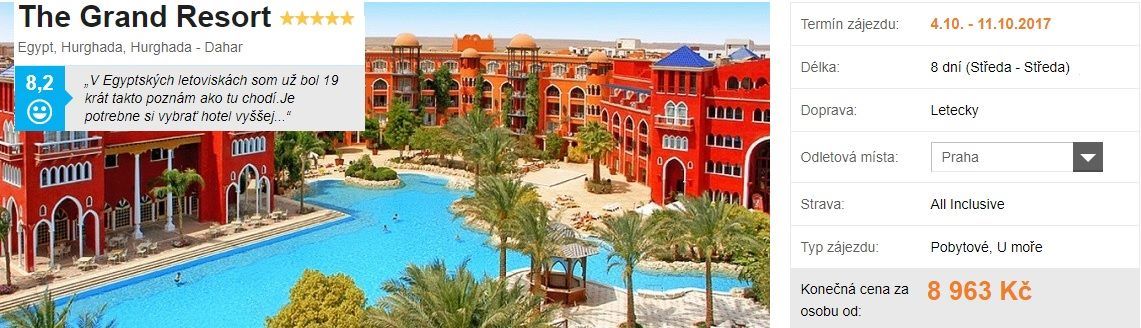 Egypt v říjnu All Inclusive