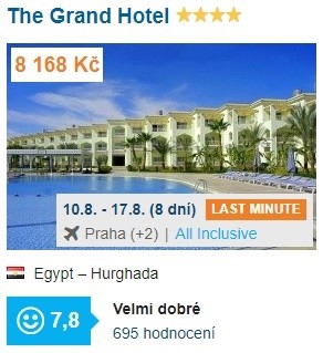 Egypt Hurghada All Inclusive dovolená