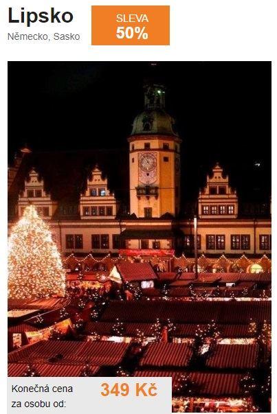 Vánoční trhy Lipsko adventní