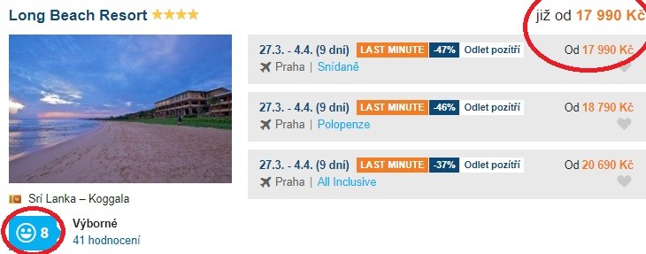 Sri Lanka Super Last Minute zájezd