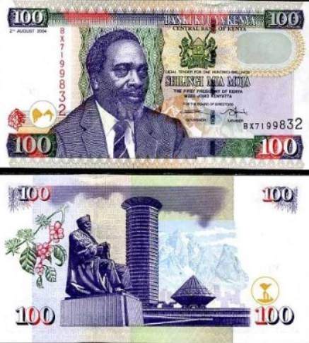 Měna Keňa bankovky keňského šilinku