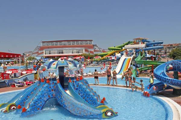 vodní koutek v aquaparku v Primorsku