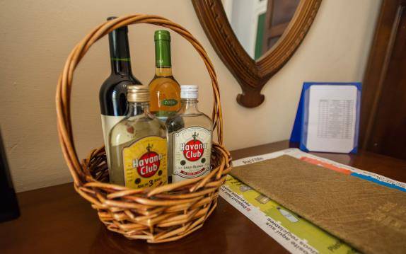 Na pokoji Vás přivítá pravý kubánský rum