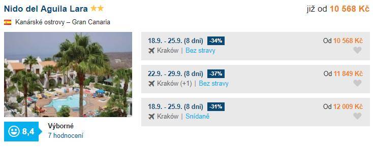 Kanáry hotel Nido del