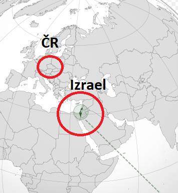 Kde leží Izrael poloha Izraele