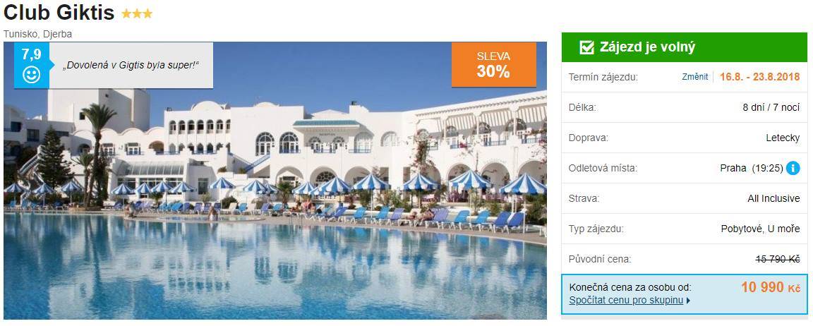 Tunisko nejlepe hodnoceny hotel