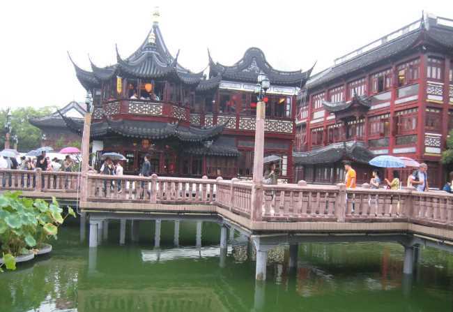 Starobylá architektura v Šanghaji