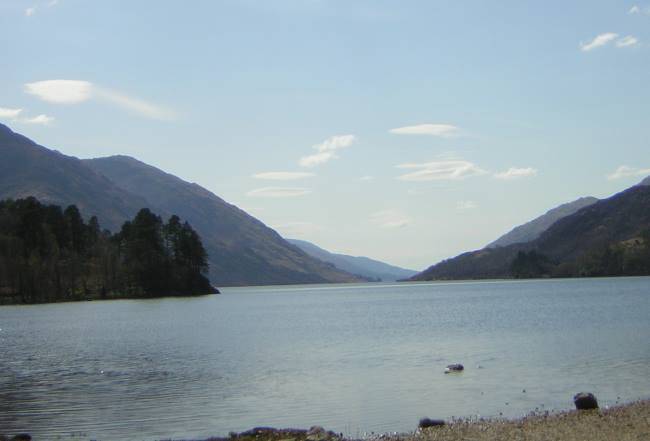 Jezero Loch Ness ve Skotsku