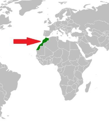 Kde je Maroko na mapě