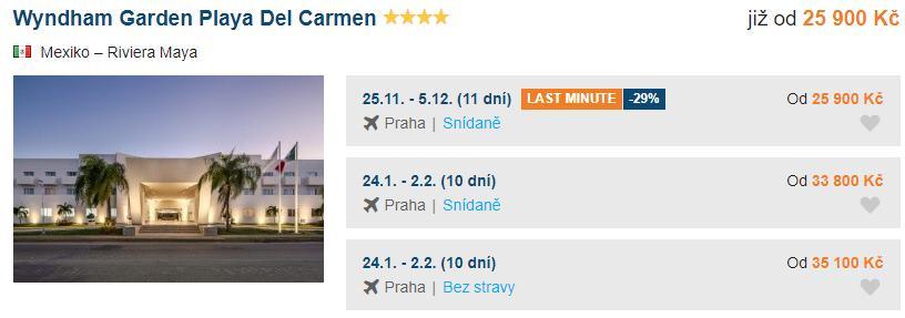 Mexiko nejlevnější super last minute