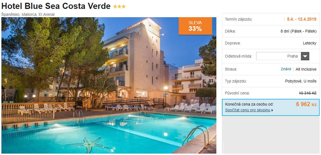 Španělsko levný zájezd na Mallorku