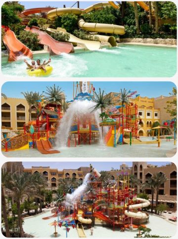 Egypt nejlevnější hotel s tobogánem Aquapark