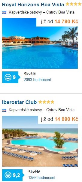 Kapverdské ostrovy Iberostar a Royal Horizons levně