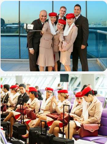 Palubní průvodčí a letuška u Emirates