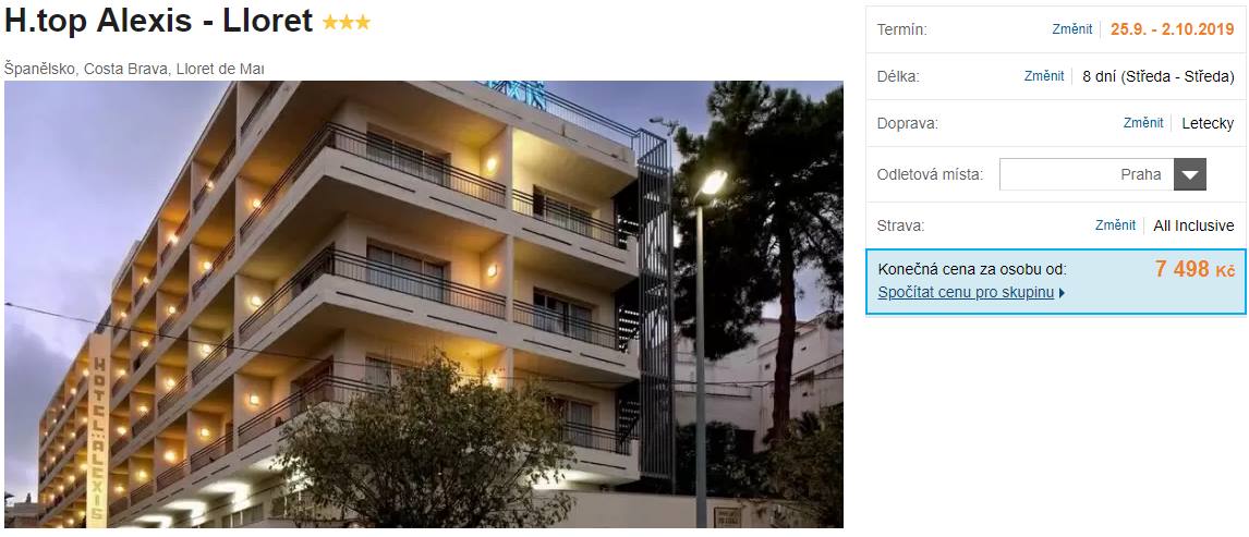 Pobřeží Costa Brava dovolená a zájezd Španělsko