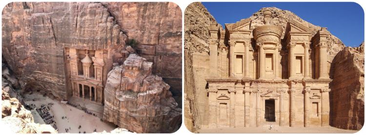 Petra v Jordánsku archeologické naleziště