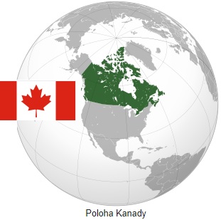 Kde leží Kanada na mapě světa