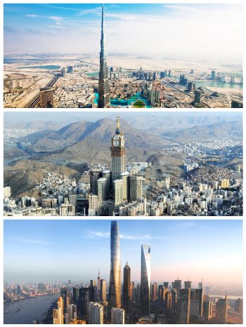 TOP 3 nejvyšší mrakodrapy na světě