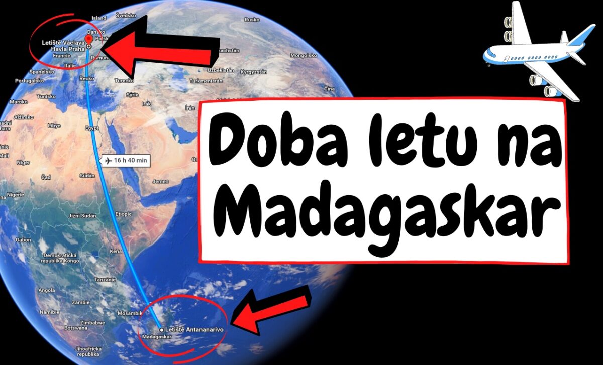 Doba letu na Madagaskar jak dlouho trvá let z Prahy
