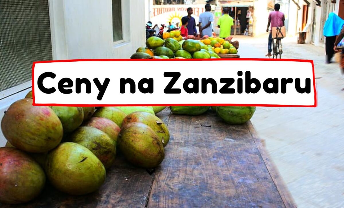 Ceny na Zanzibaru potraviny i alkohol