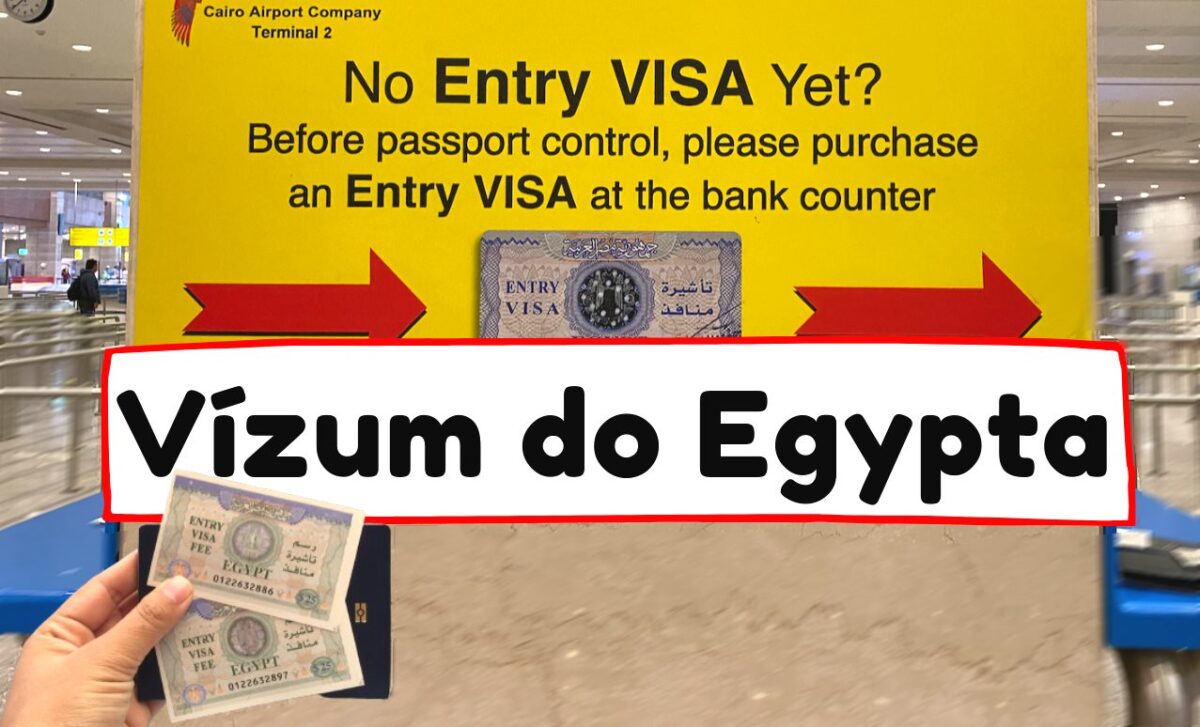 Egypt Vízum a Cena za vyřízení na letišti