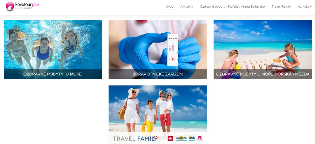 Nabídka ozdravných dotovaných dovolených od Kovotour Plus